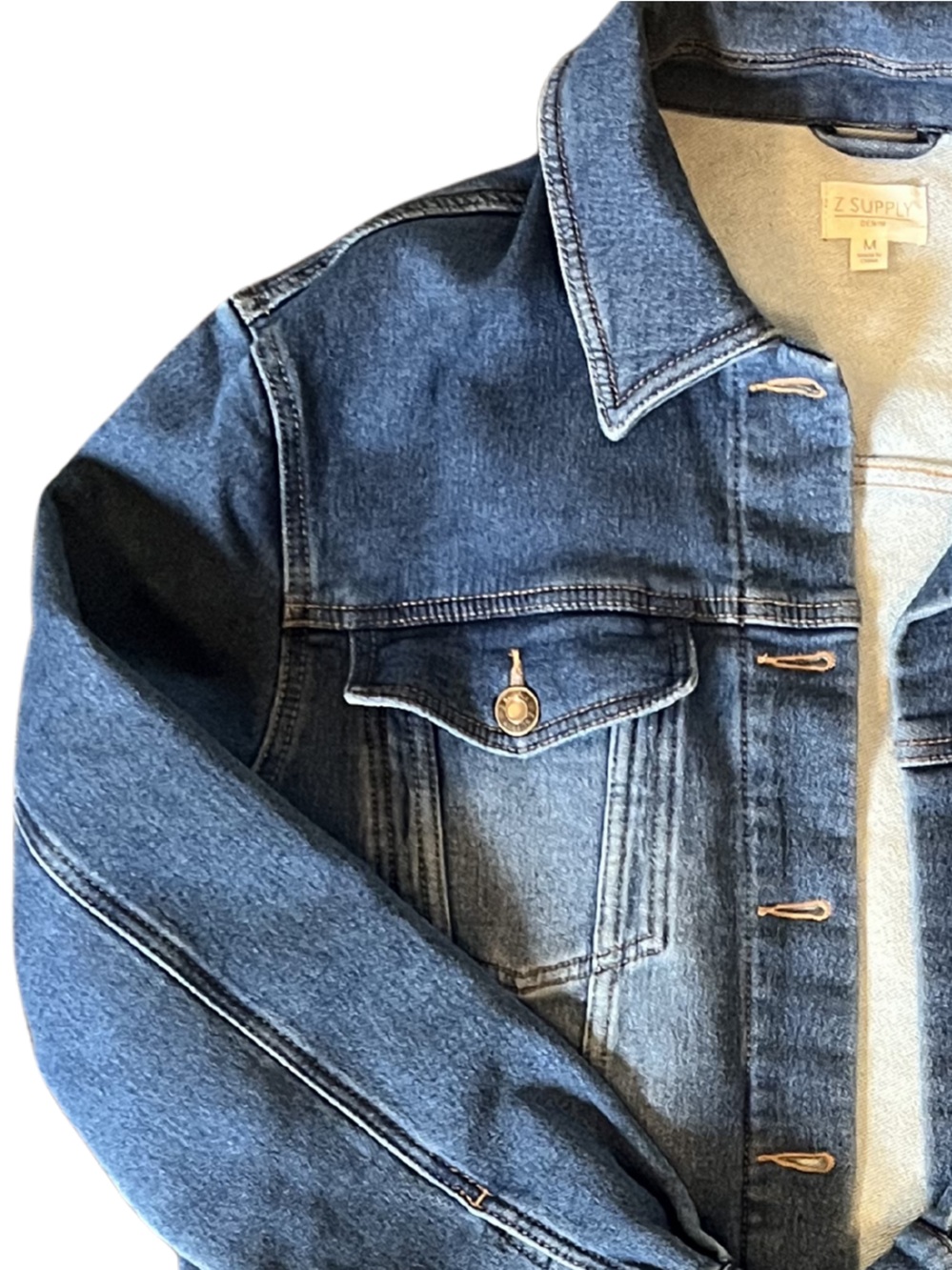 Z SUPPLY Denim Jacket | Vintage Indigo | Size M EUC - Picture 5 of 11